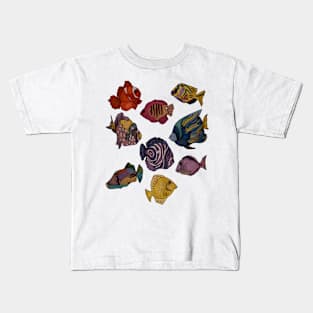 Tropical Fishes Ocean Animal Kids T-Shirt